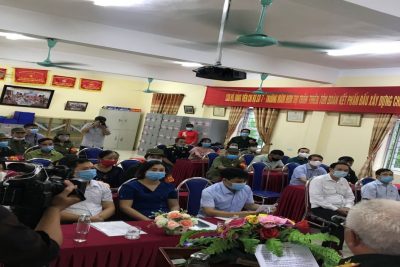 Ra mắt mô hình “Cổng trường An toàn ” tại trường mầm non thị trấn Thiên Tôn huyện Hoa Lư