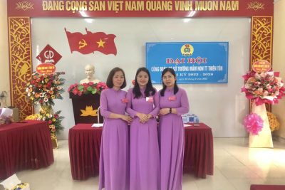 Đại hội công đoàn cơ sở trường mầm non TT Thiên Tôn