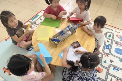 Đèn lồng trung thu lớp 5 tuổi B